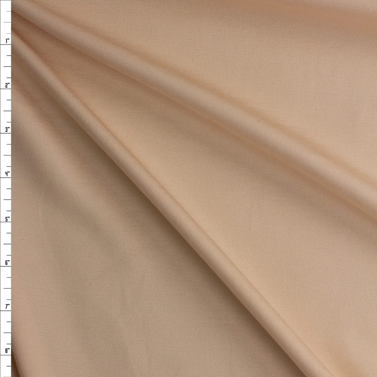 Cali Fabrics Cream Designer Ponte De Roma #26481 Fabric by the Yard