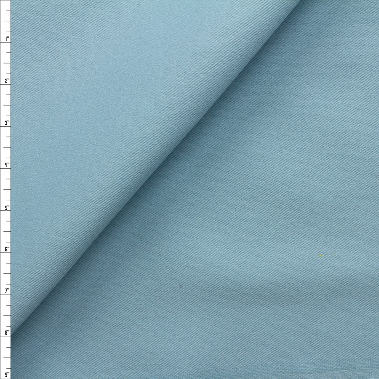 Cali Fabrics Light Blue 10 oz. Cotton Bull Denim Fabric by the Yard