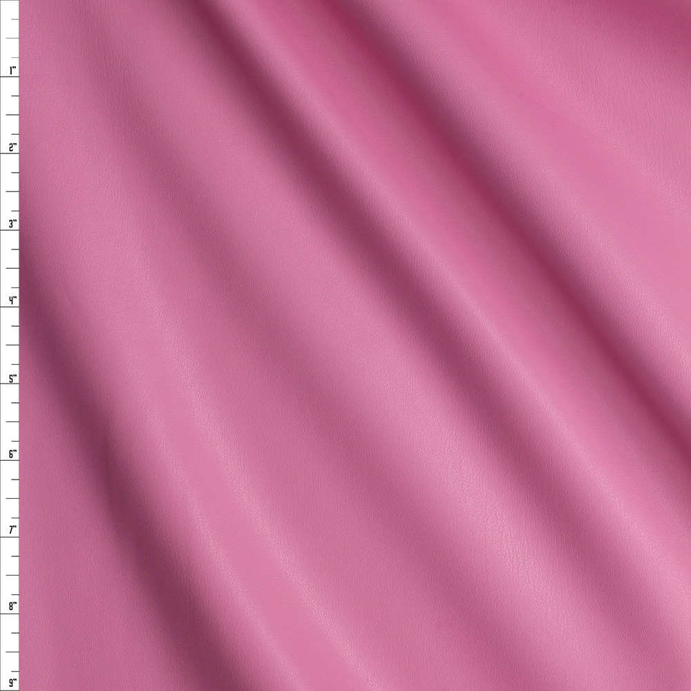 Cali Fabrics Pink Stretch Soft Back Pleather #27006 Fabric by the Yard
