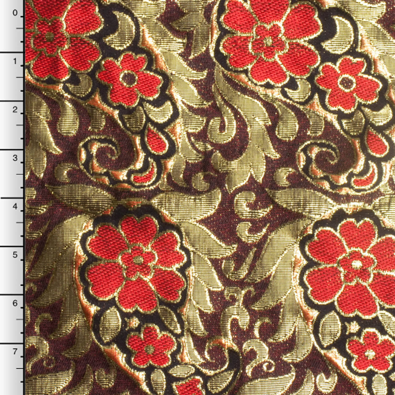 metallic floral brocade fabric texture