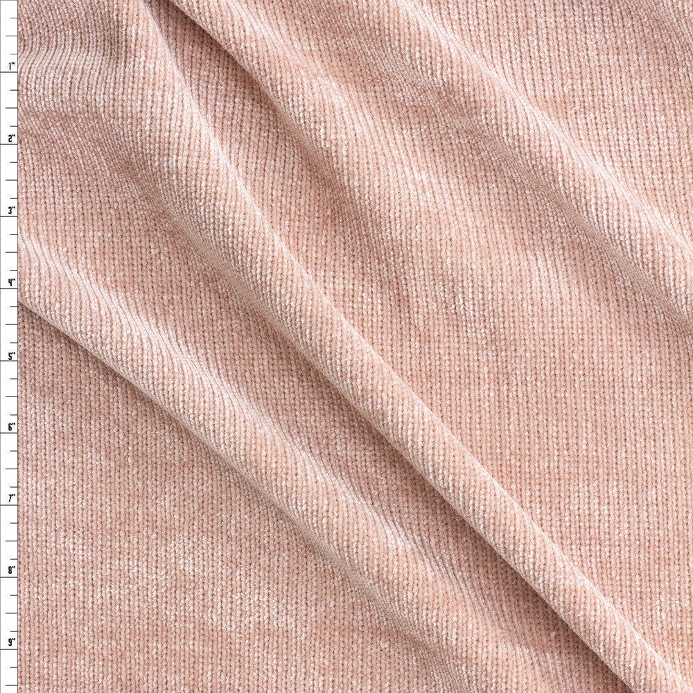 Cali Fabrics Black Chenille Sweater Knit #28722 Fabric by the Yard