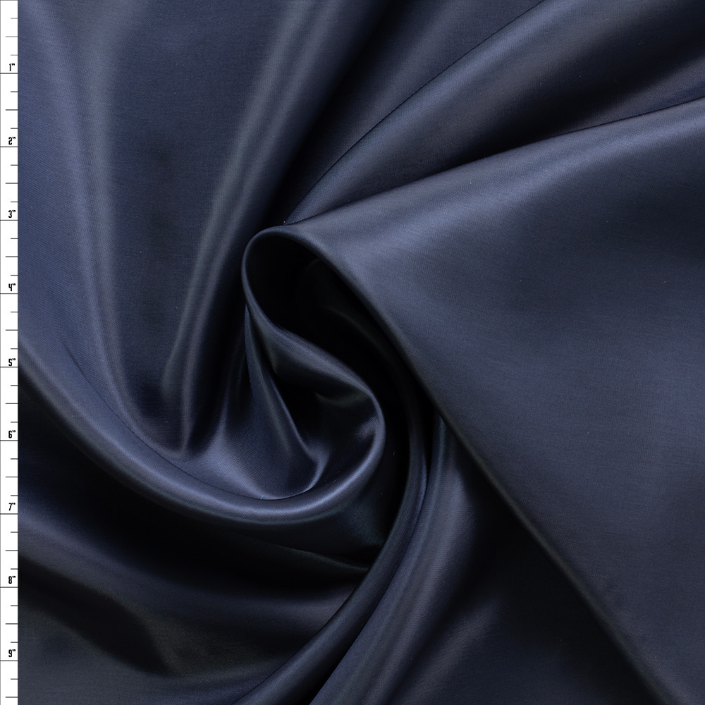 Cali Fabrics Navy Cupro Bemberg Lining #30083 Fabric by the Yard