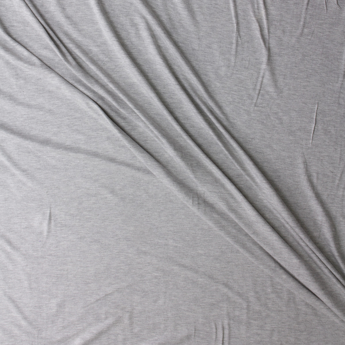 Cali Fabrics Heather Grey Marin Modal/Spandex Jersey Knit #30386