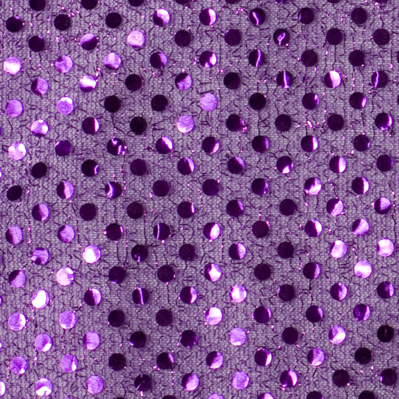 Purple Mini Sequin Fabric