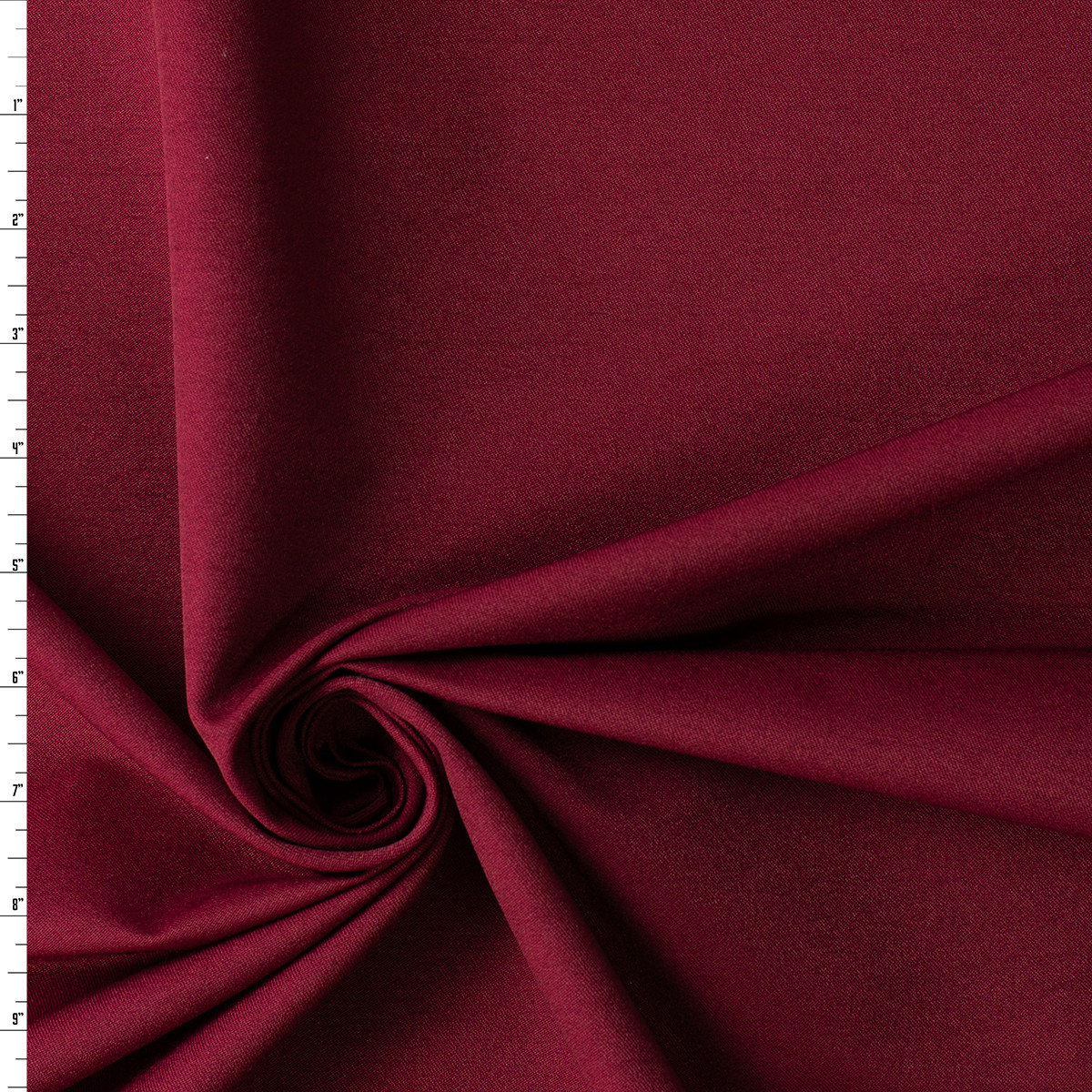 Cali Fabrics Wine Stretch Nylon/Viscose Twill #31125 Fabric by the Yard
