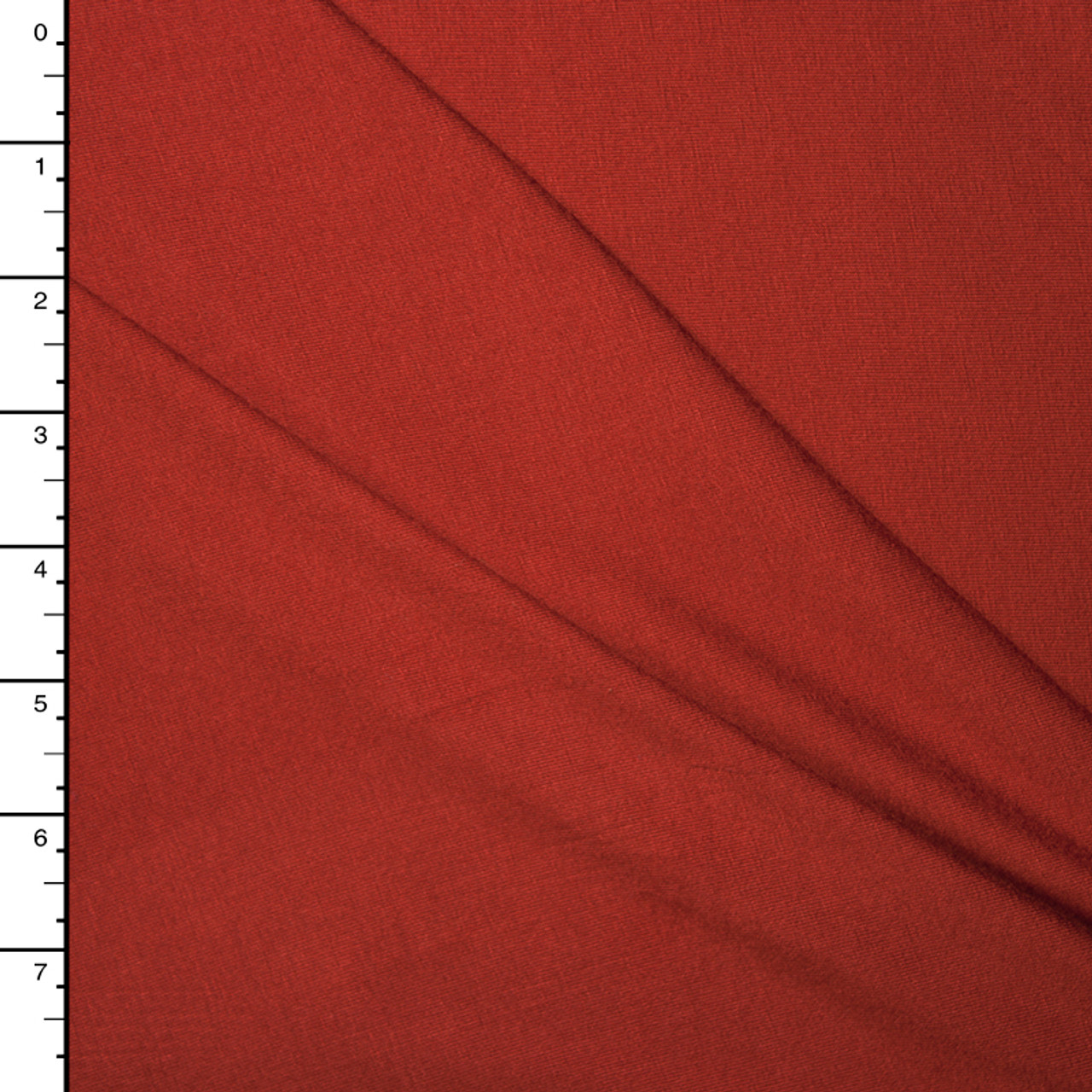 Cali Fabrics Red Stretch Crepe Knit Fabric by the Yard