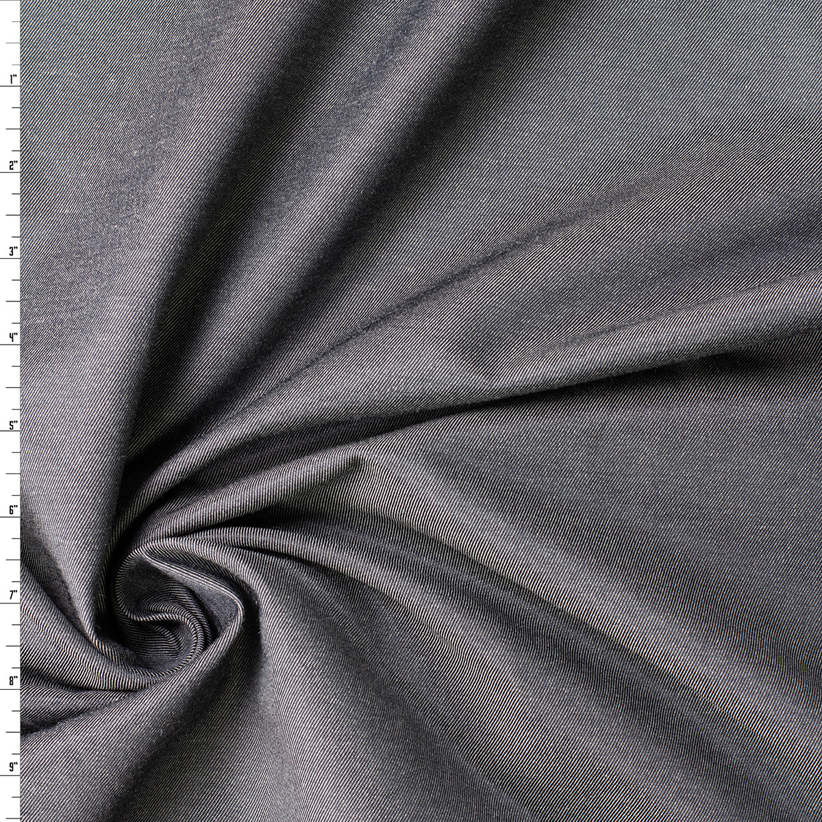 Cali Fabrics Charcoal 7.7oz. Italian Coated Denim from Jacob Cohën