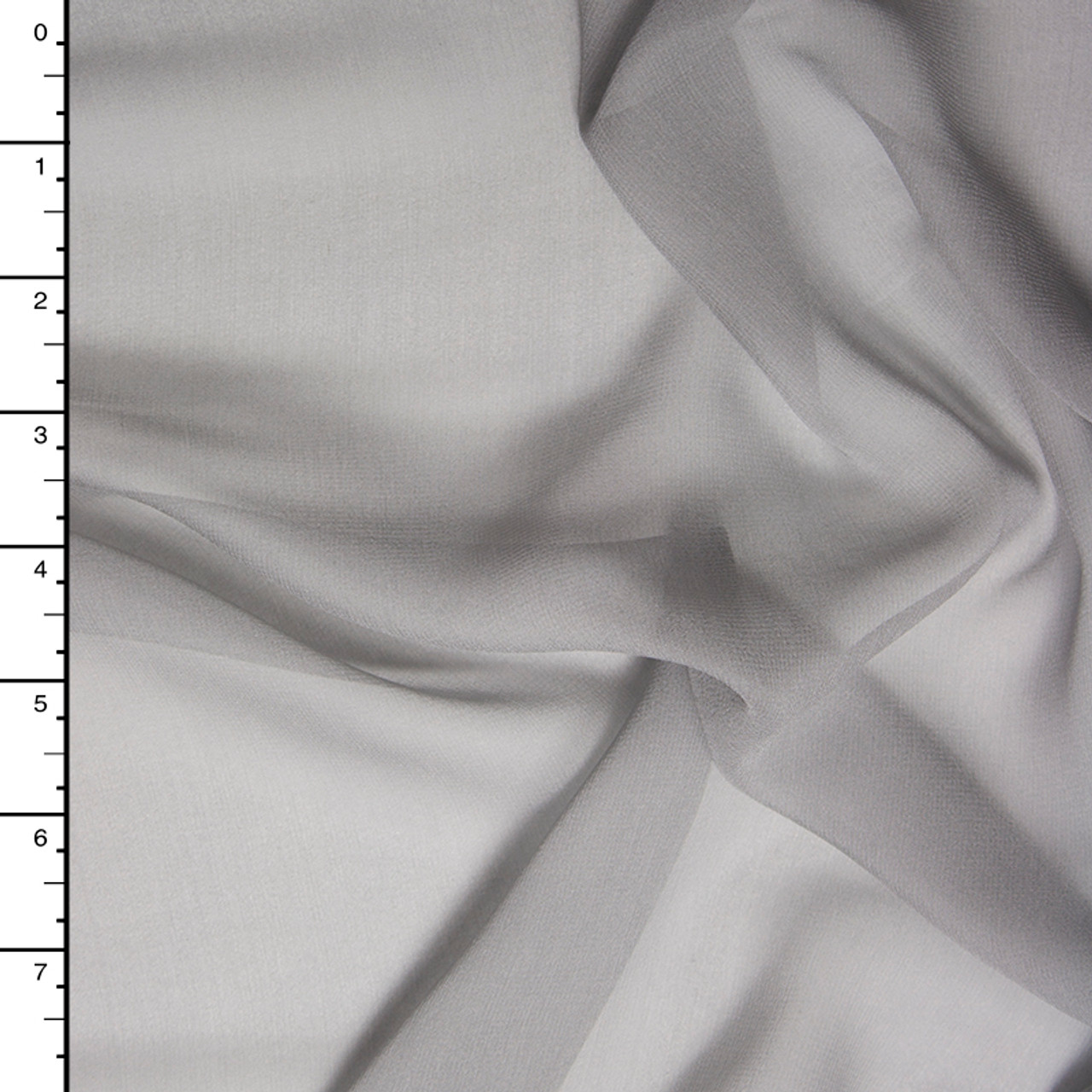 light grey chiffon fabric