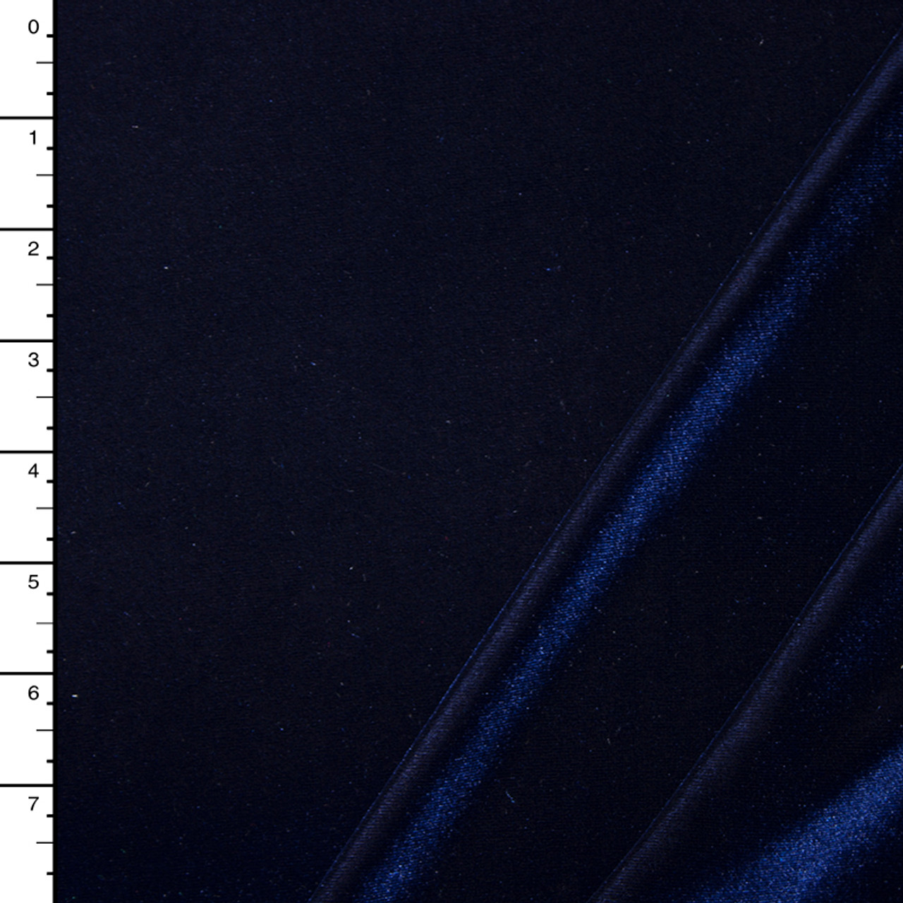 NAVY BLUE POLYESTER STRETCH VELVET FABRIC (60 in.) Sold By The Yard