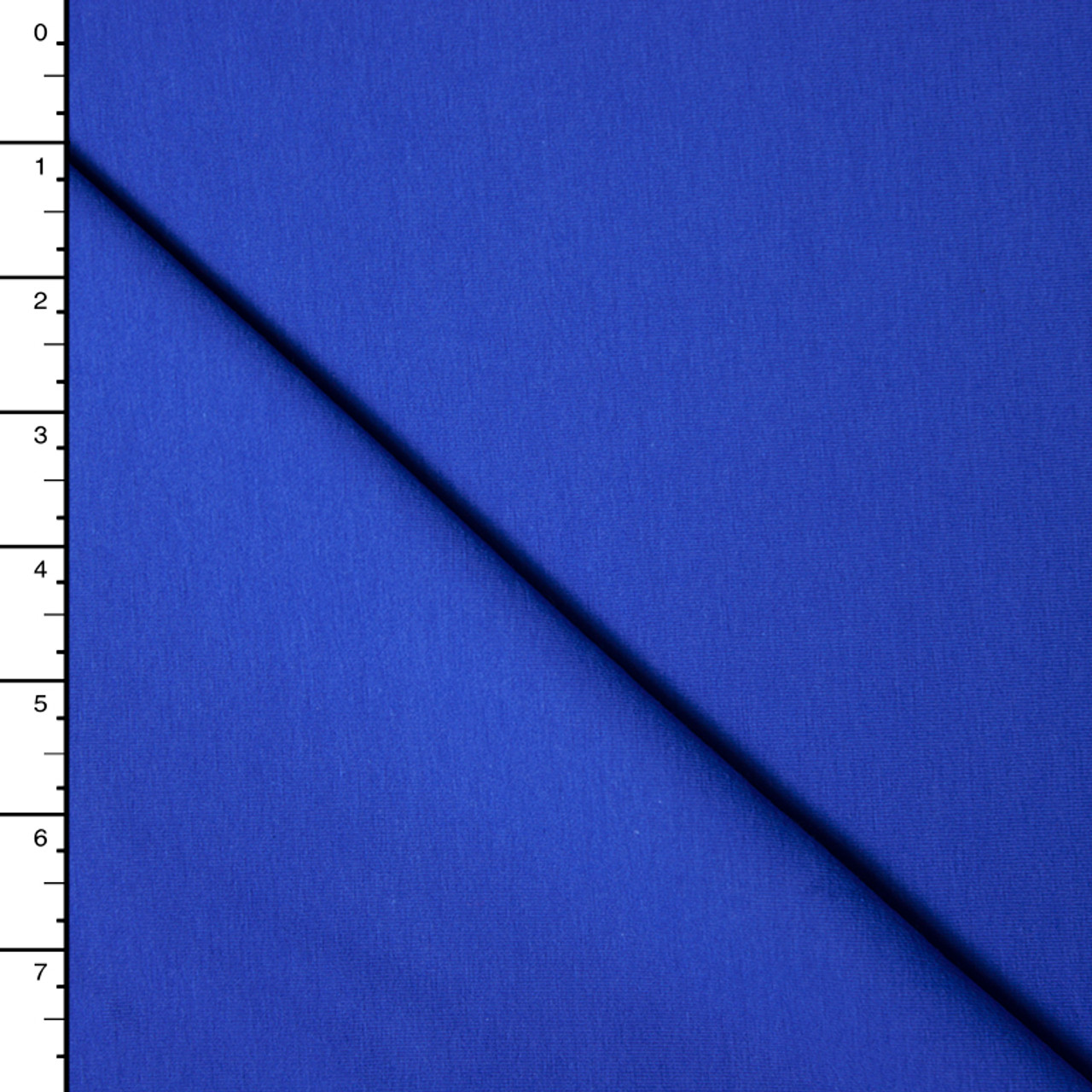 Cali Fabrics  Royal Blue Premium Midweight Cotton Lycra Jersey Knit