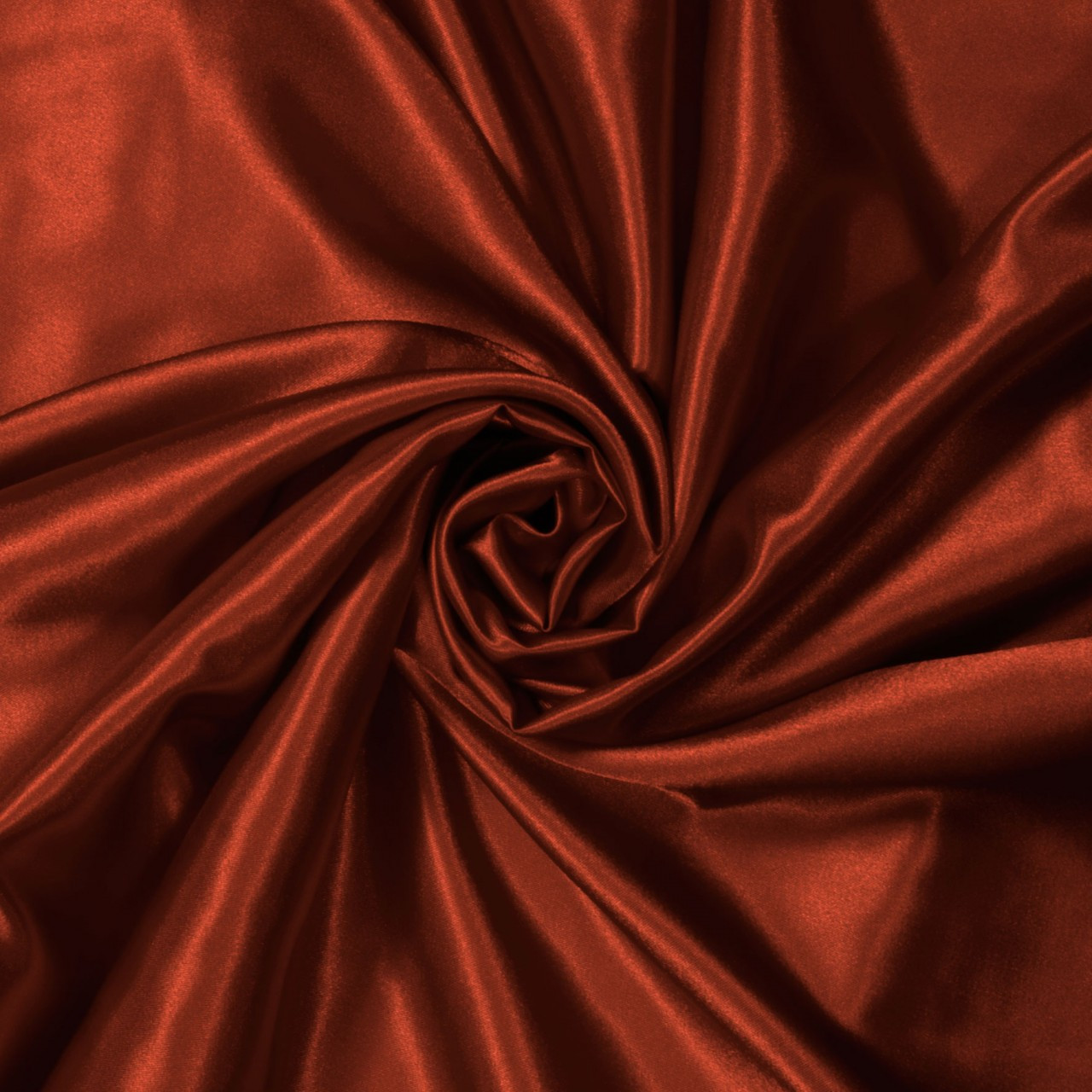 Rust Silky Stretch Charmeuse Satin, Orange Soft Silky Fabric