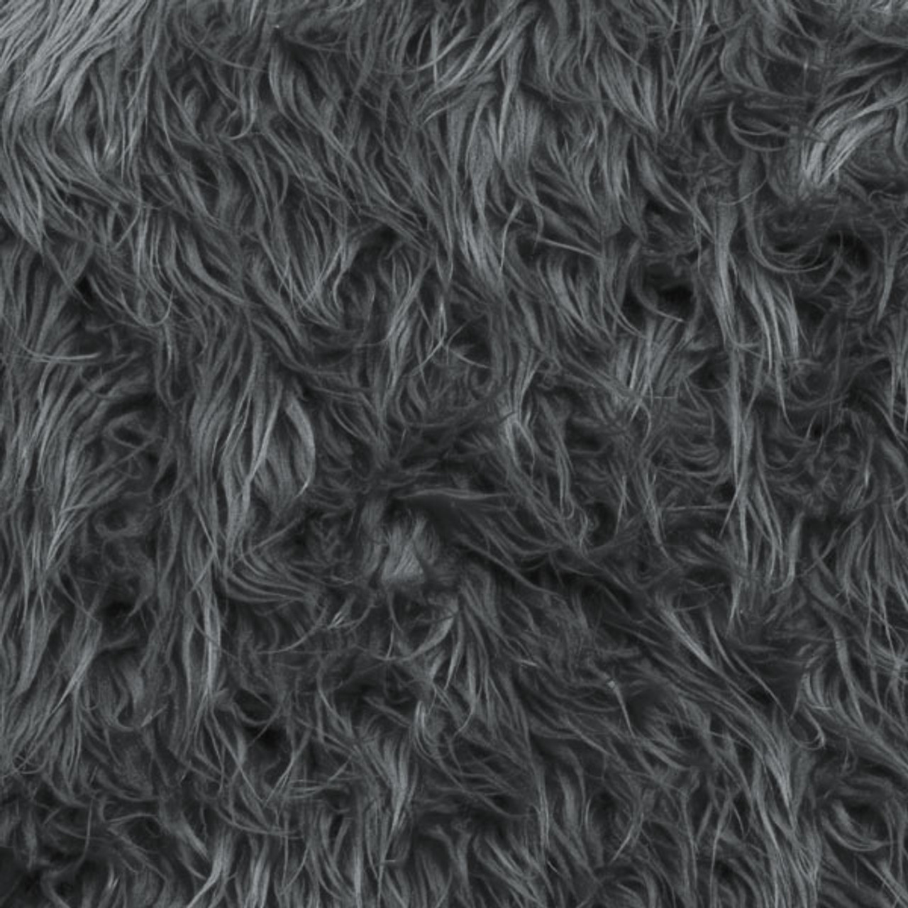 Cali Fabrics | Grey Mongolian Faux Fur