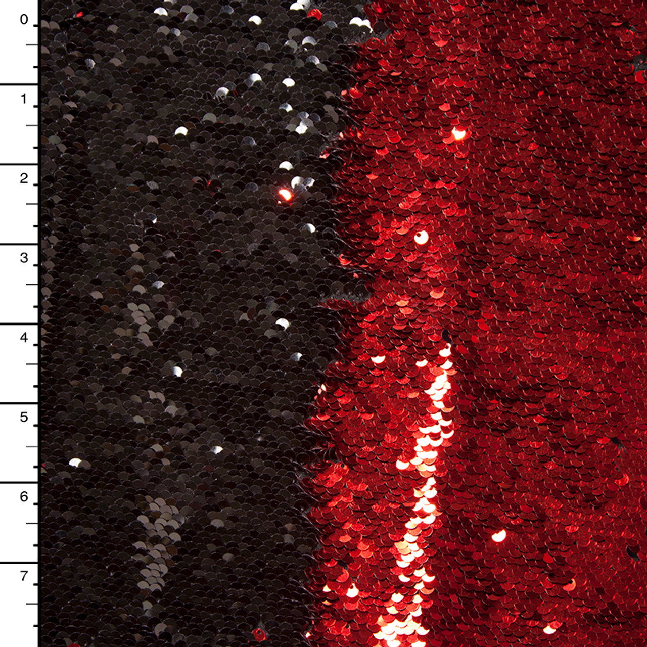 130x91cm New red black gradient Sequin fabric tuxedo performance coat  curtain Sequin bead fabric 3mm