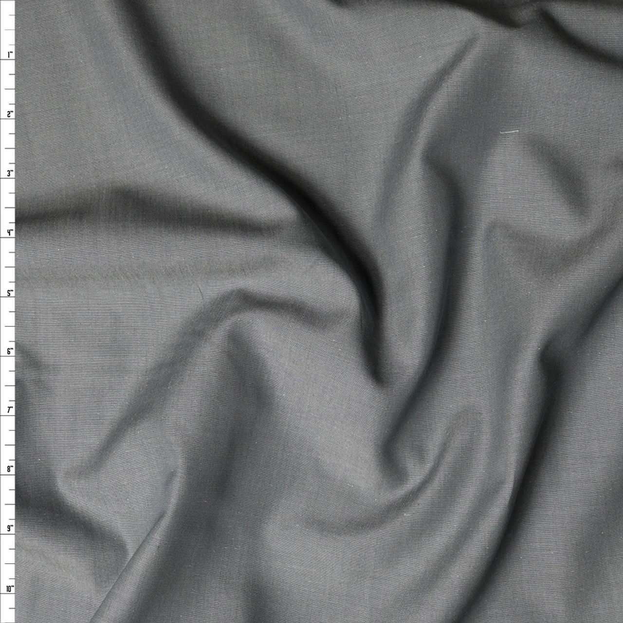 Cali Fabrics Grey ‘Greenwich’ Fine Chambray by Robert Kaufman Fabric by ...