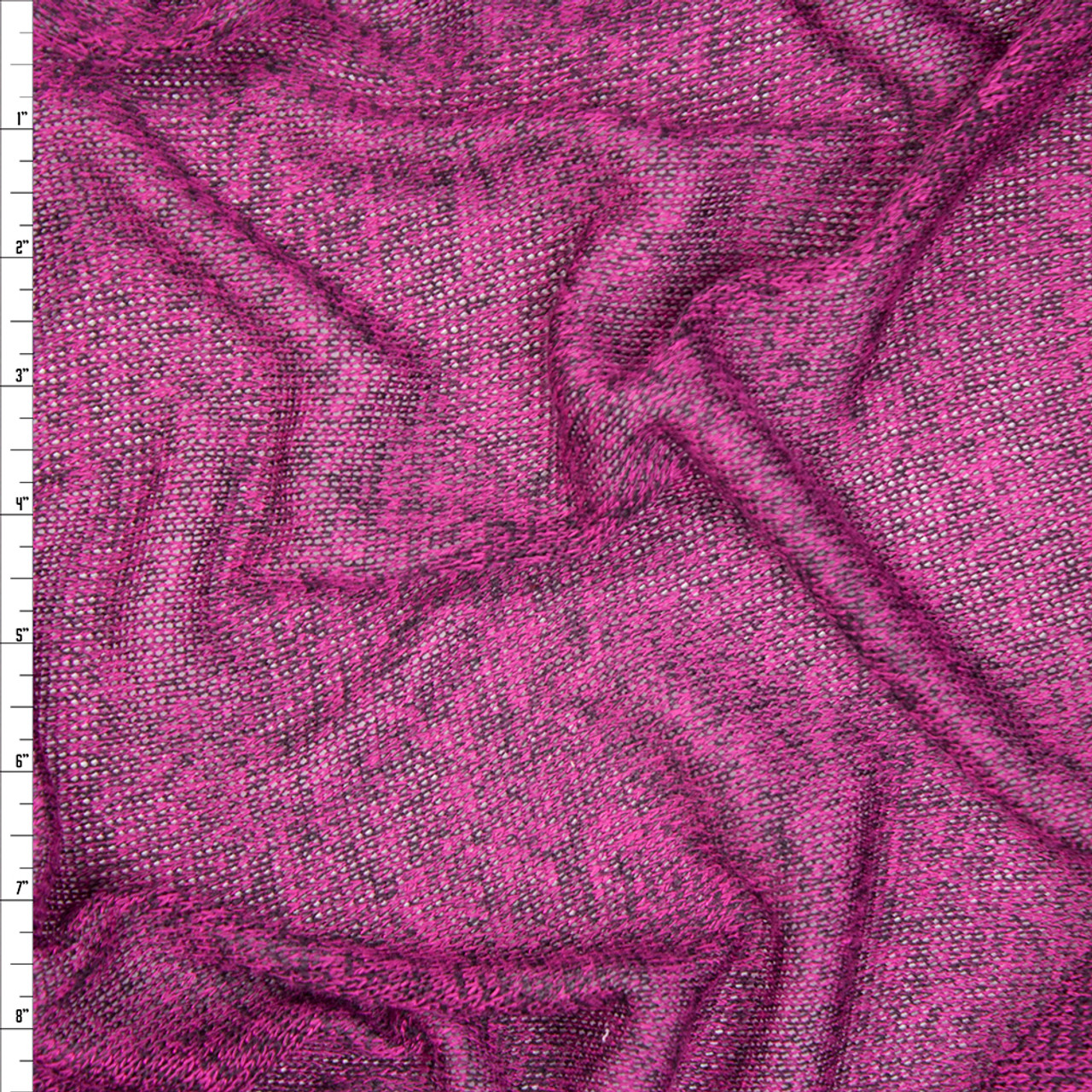 pink sweater knit fabric