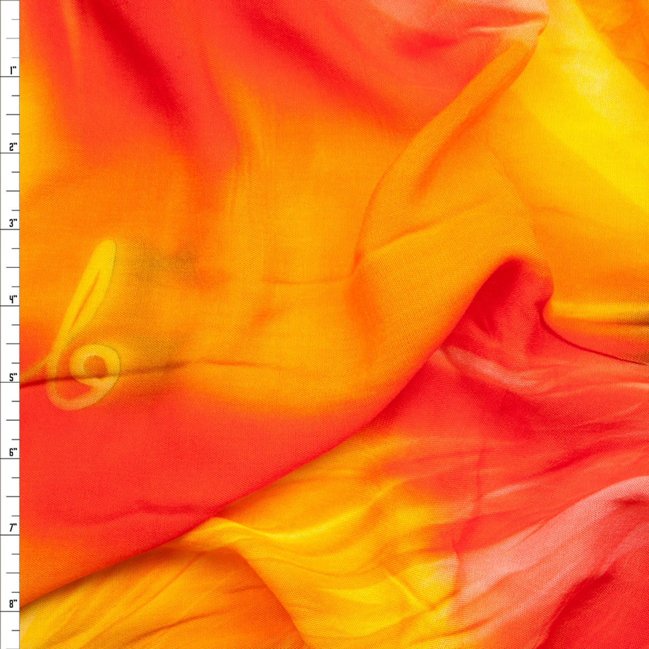 FS789 Orange Tie Dye – Fabric Styles