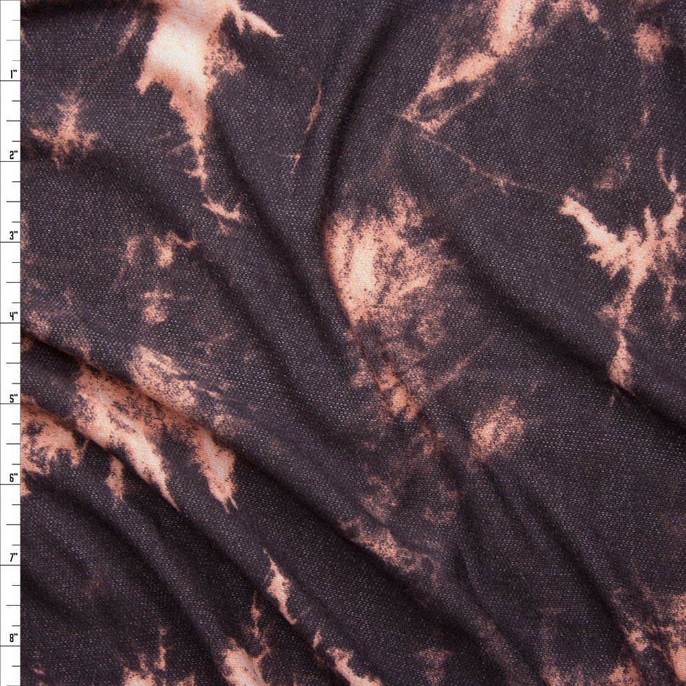 dark brown tie dye
