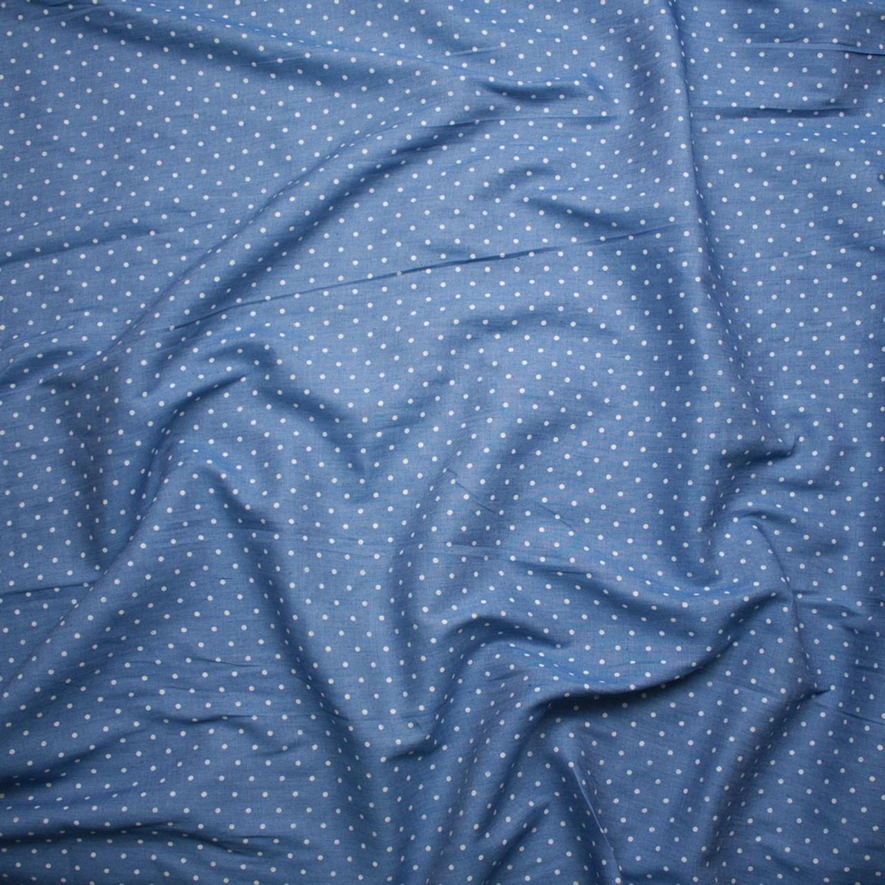 Cali Fabrics Blue Boho Layered Geometric Rayon Gauze Fabric by the Yard