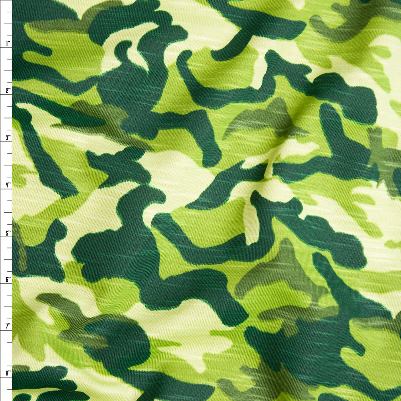 camouflage jersey knit fabric