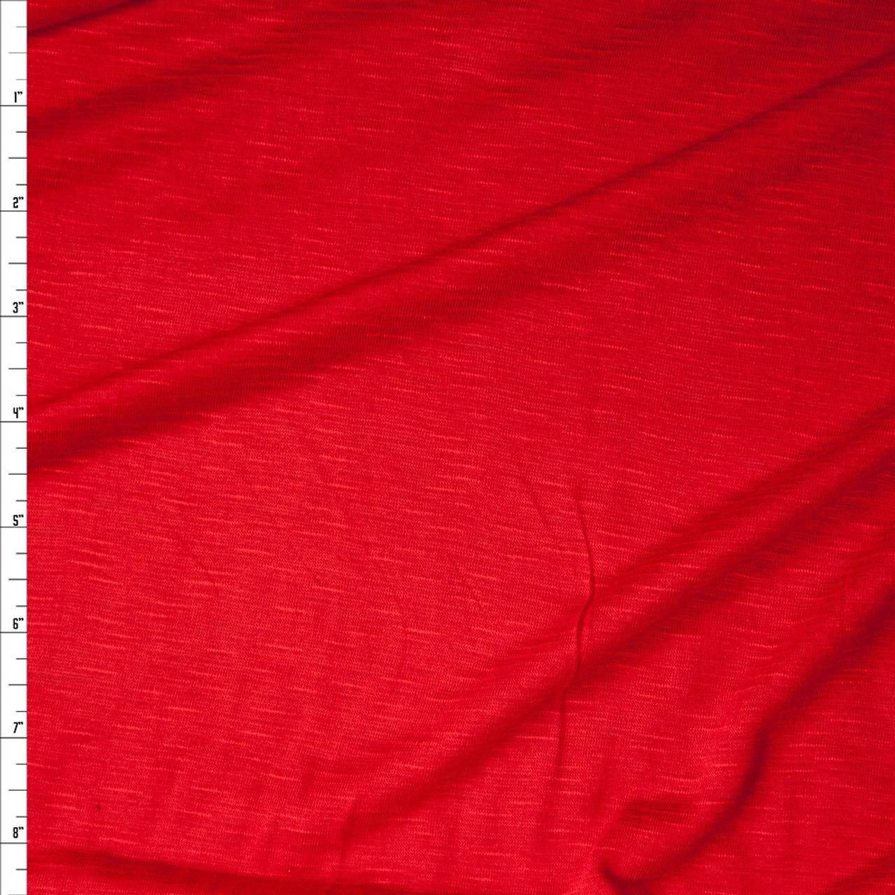 red jersey knit fabric