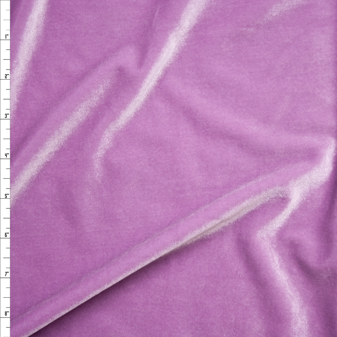 Lilac 4-way Stretch Velvet