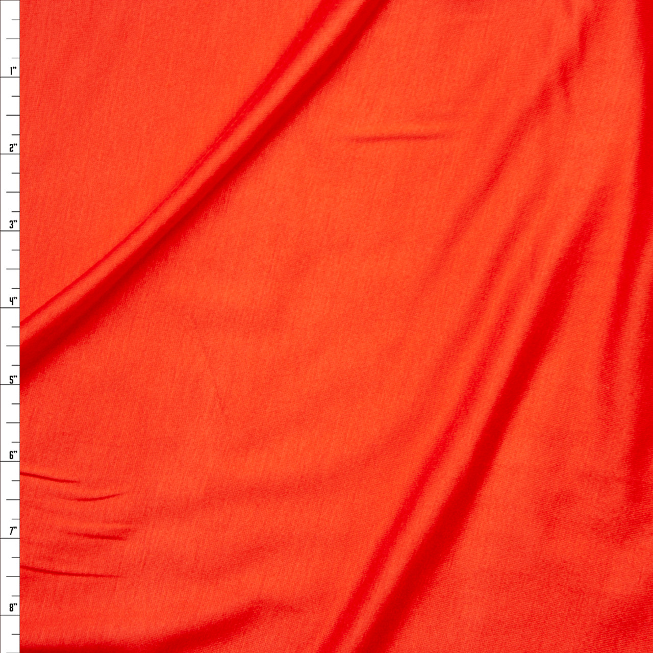 orange jersey knit fabric