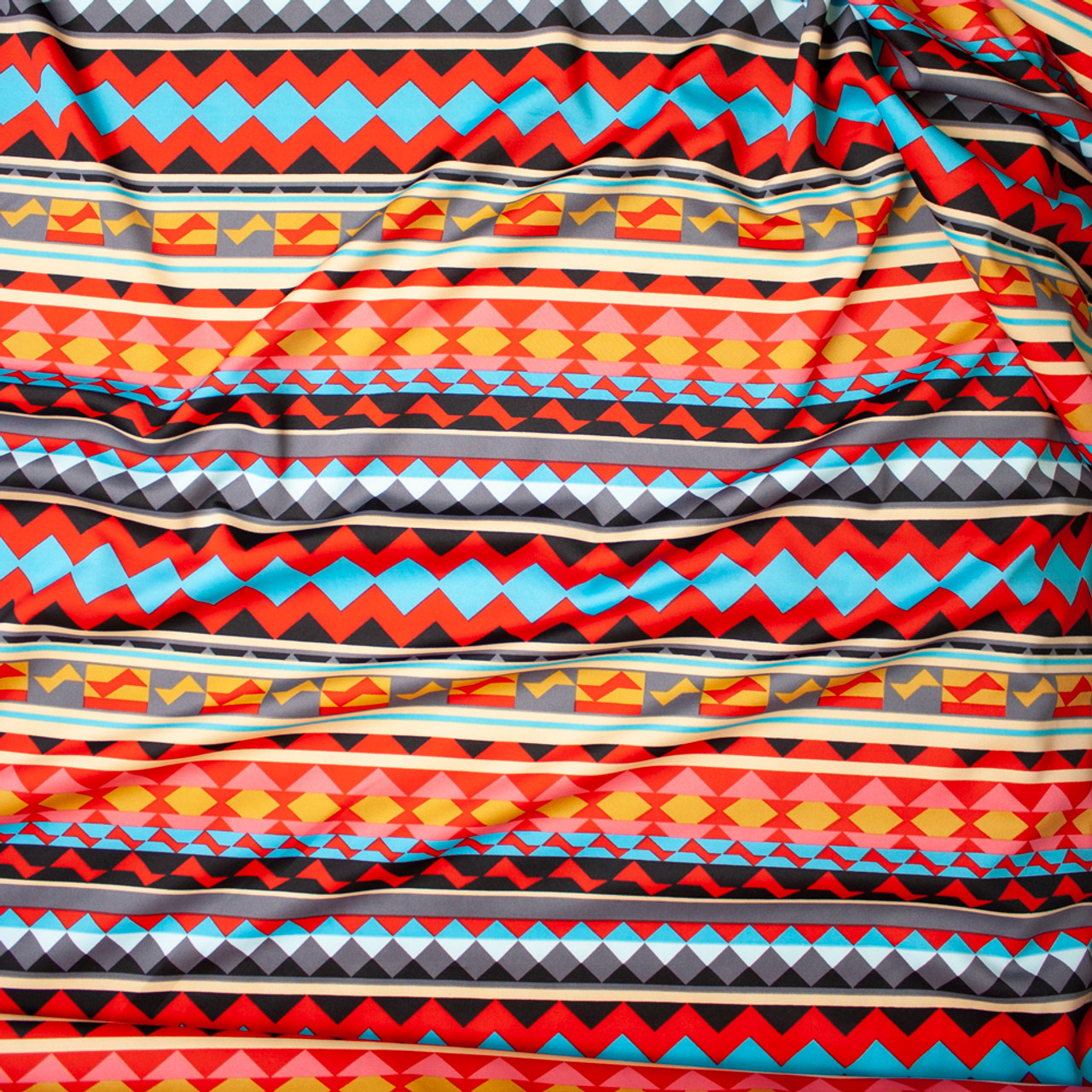 tribal knit fabric