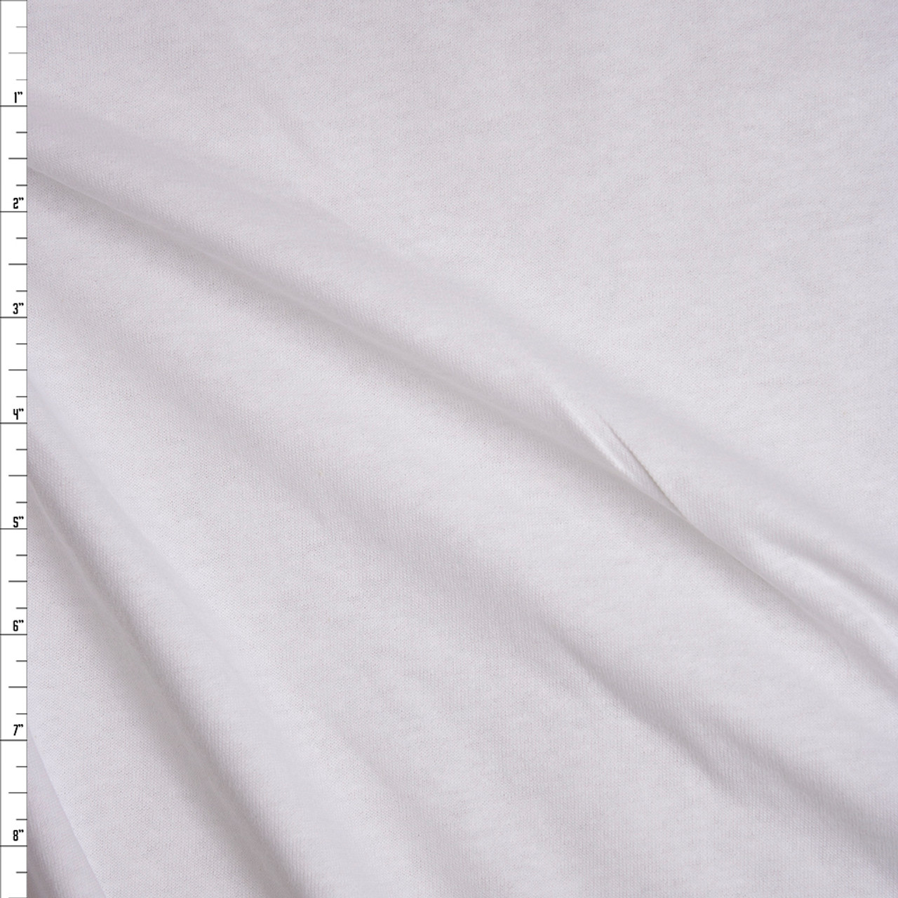 White Lightweight Cotton Jersey