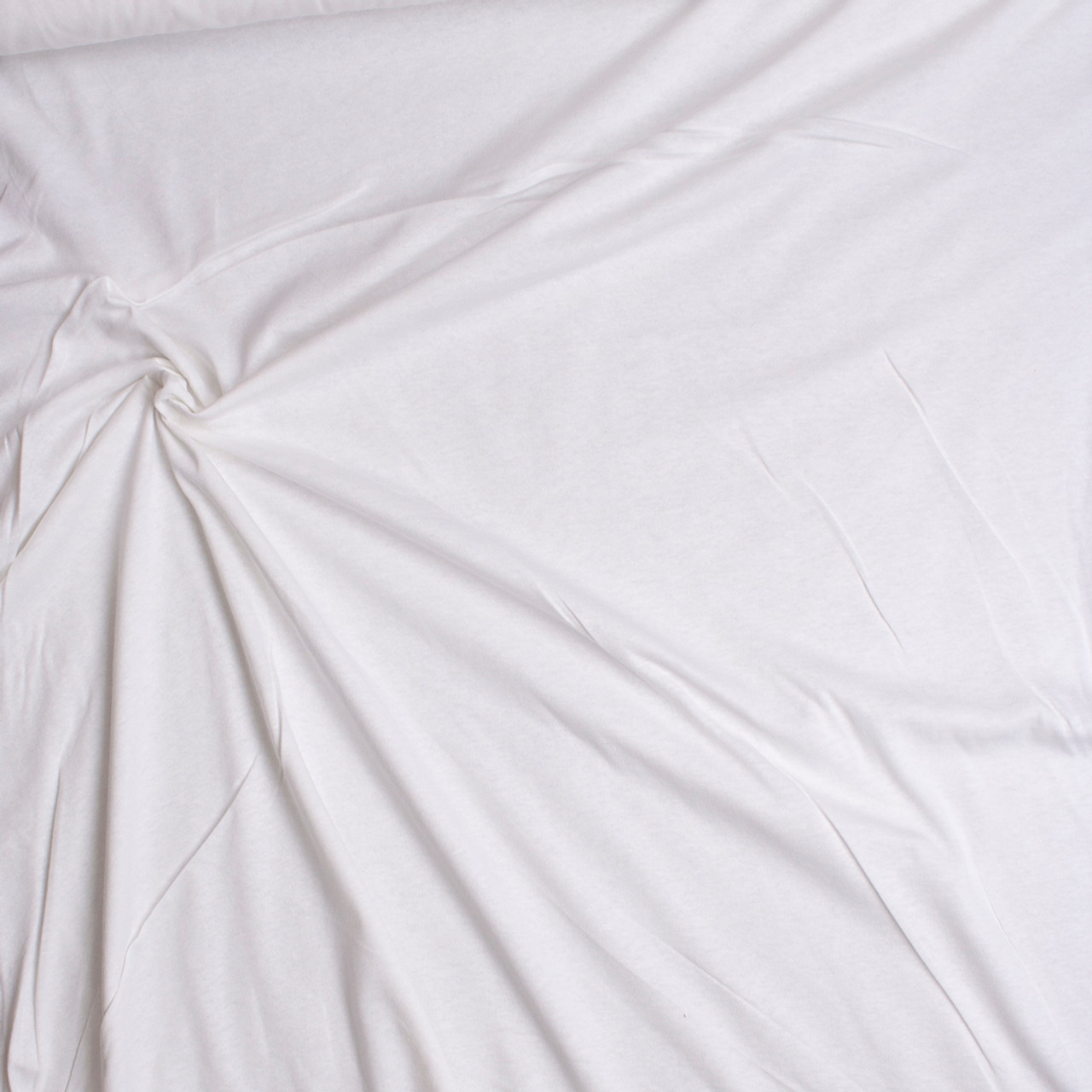 White Jersey Knit Fabric Clearance - SKU 0000 - 20 Yard Lot - Save $42 (40%)