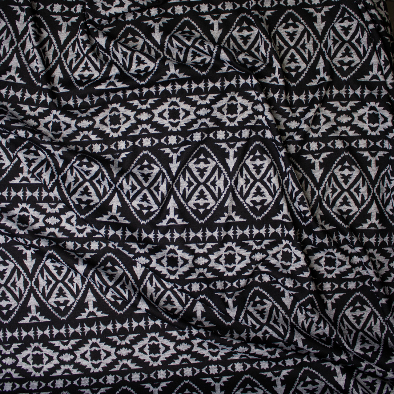 tribal knit fabric