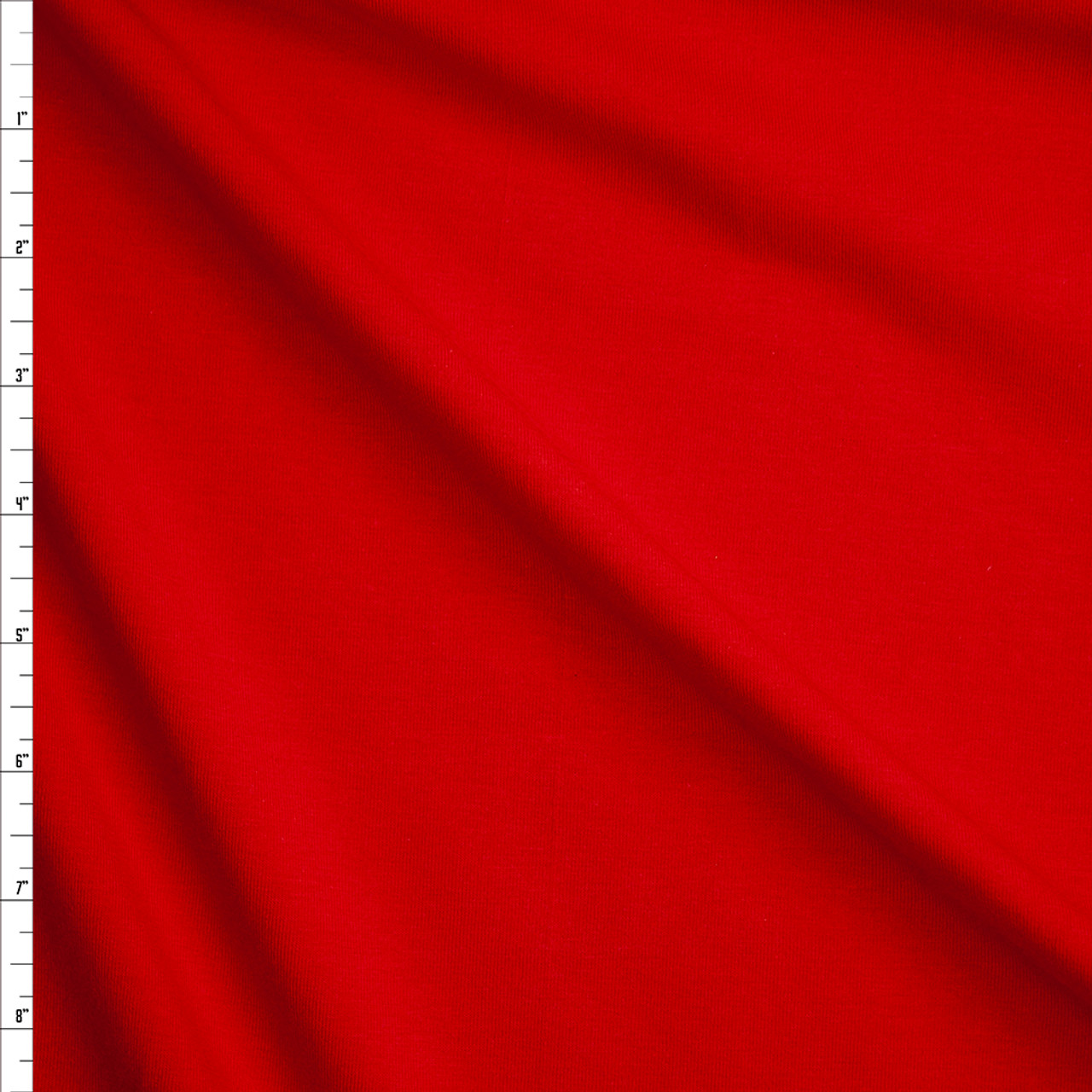 red jersey knit fabric
