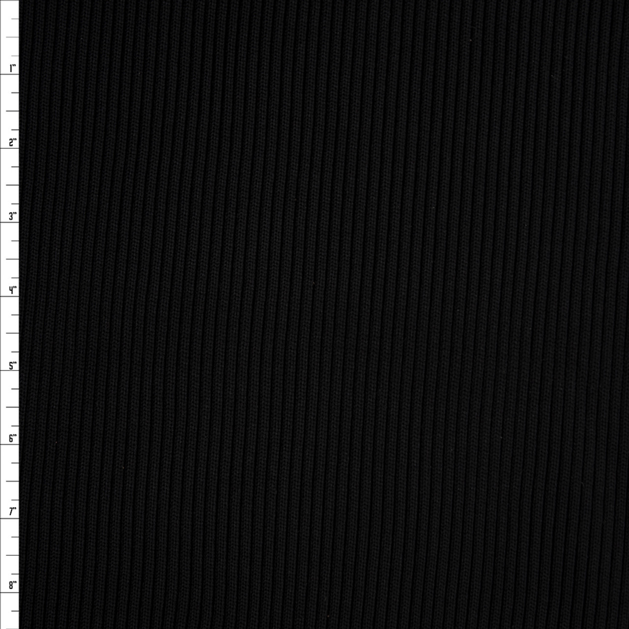 thick rib knit fabric