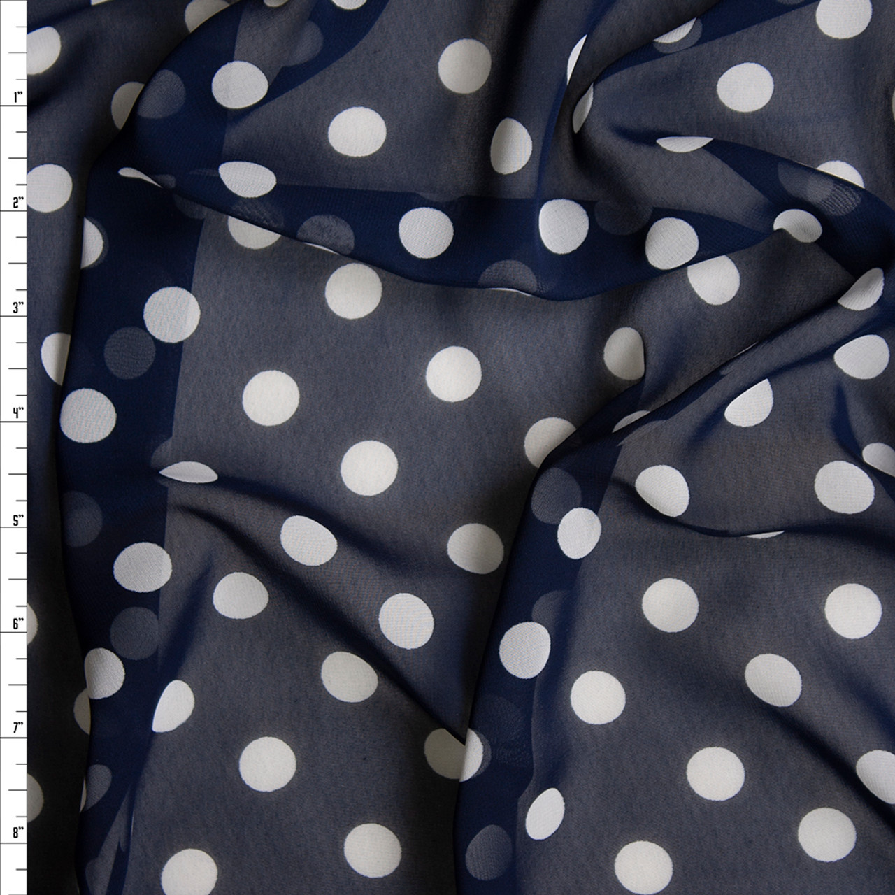 polka dot chiffon fabric