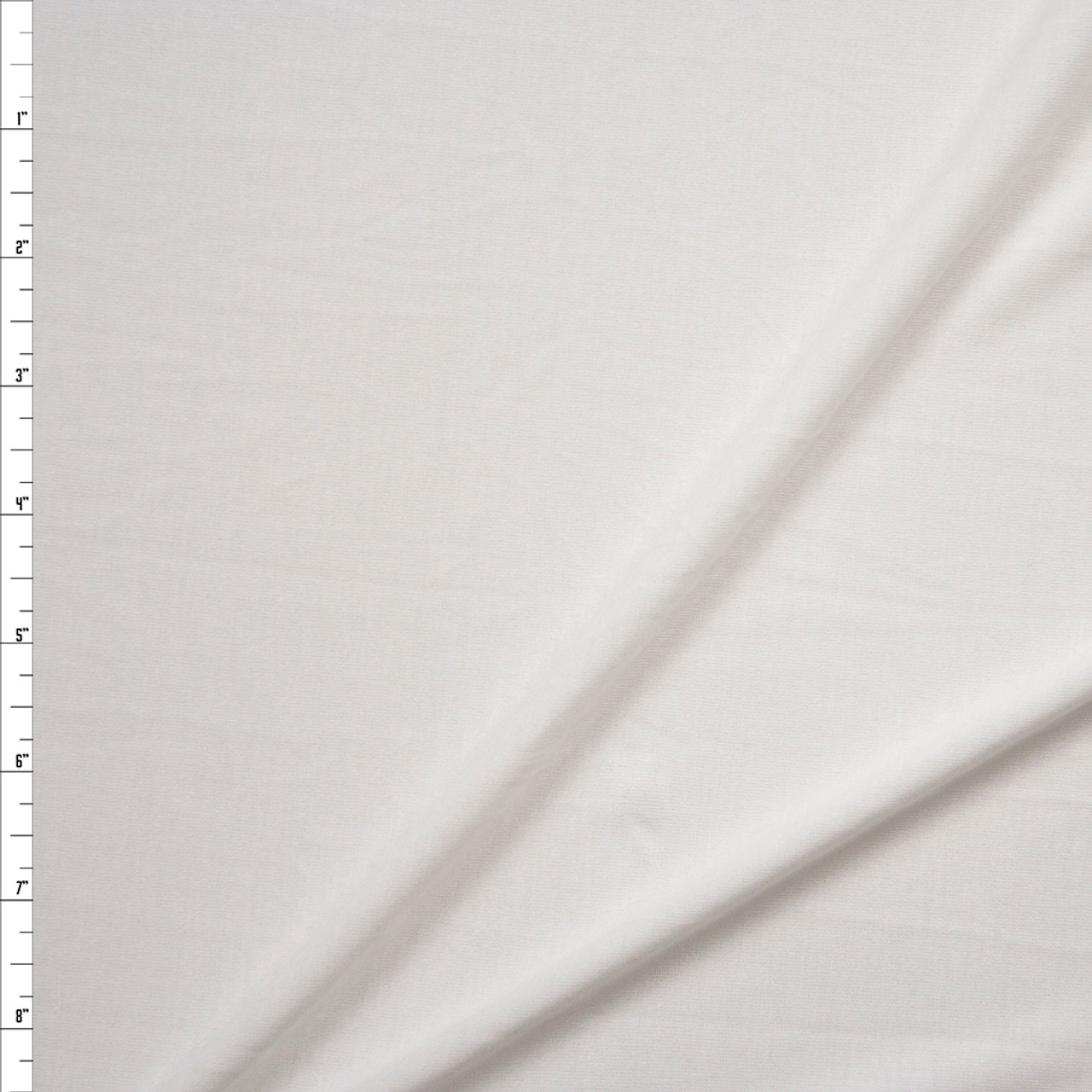 white jersey knit fabric