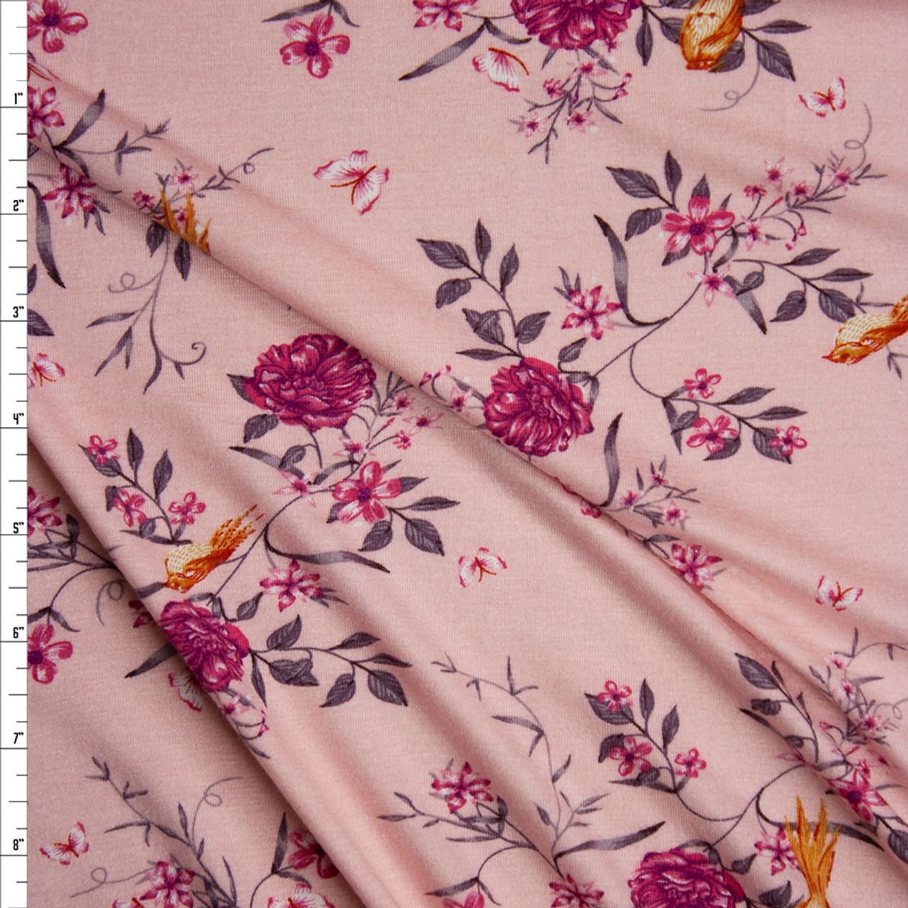 floral jersey fabric