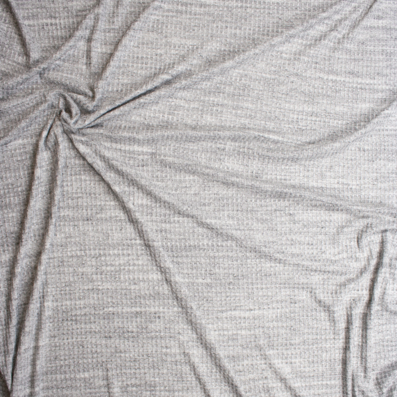 Cali Fabrics Heather Grey Midweight 4-way Stretch Rayon/Spandex Jersey Knit  Fabric by the Yard