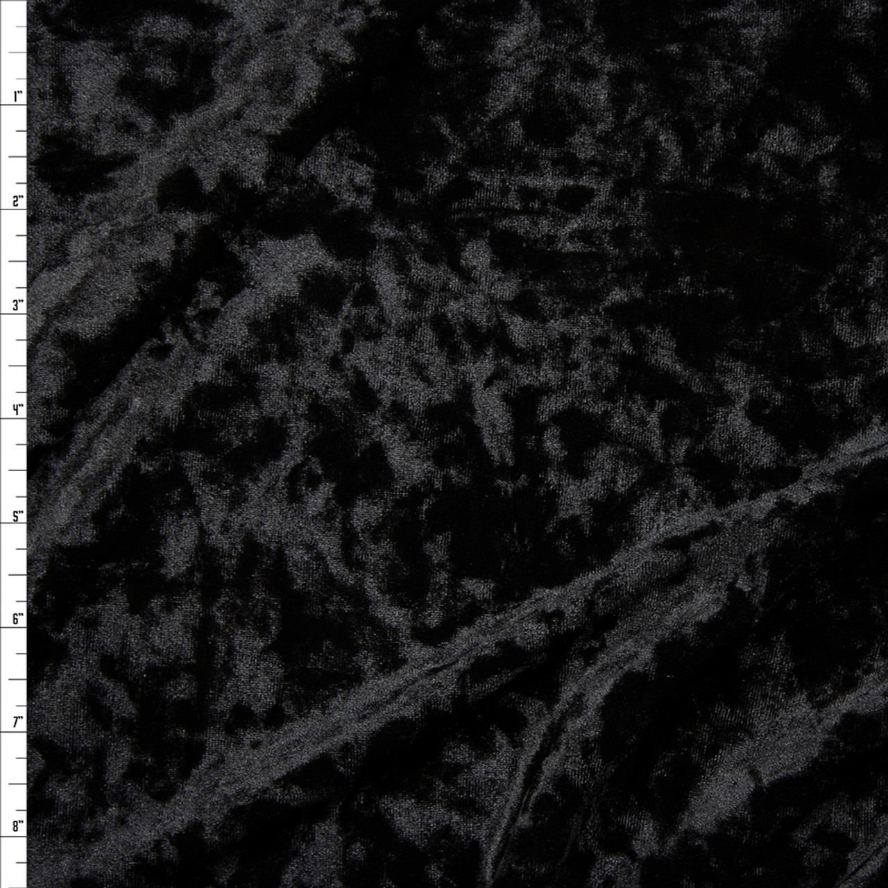 Black Luxury Crushed Stretch Velvet