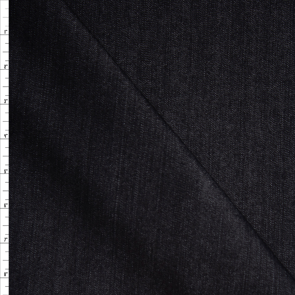 Nihon Menpu Selvedge Denim By The Yard Selvedge Denim Black Denim