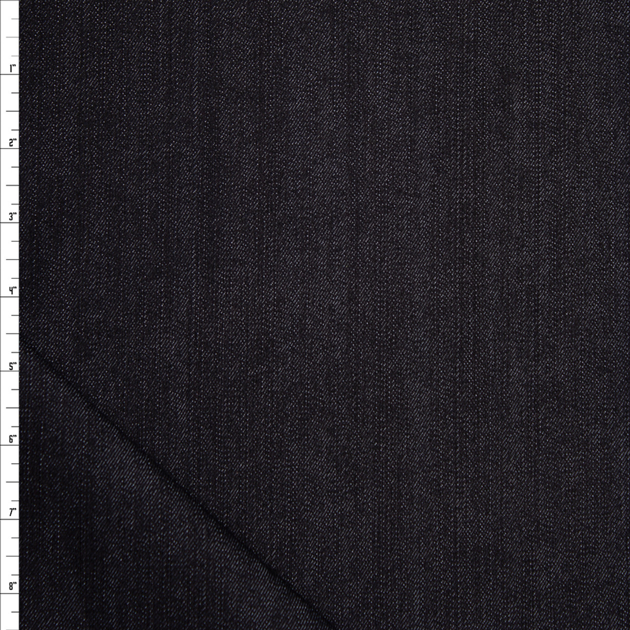 black denim swatch