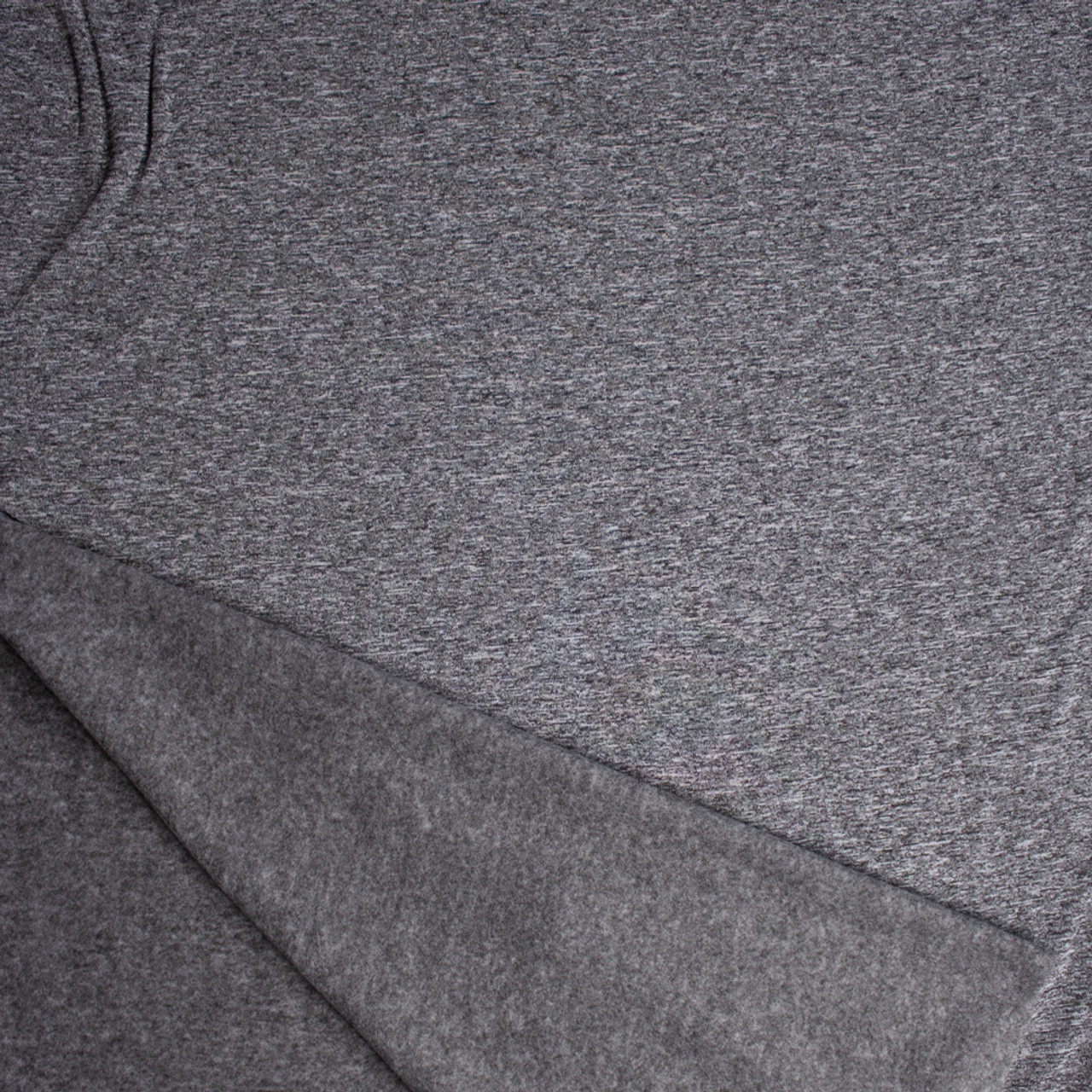 Fabric By The Yard Heather Gray Fleece Back Knit