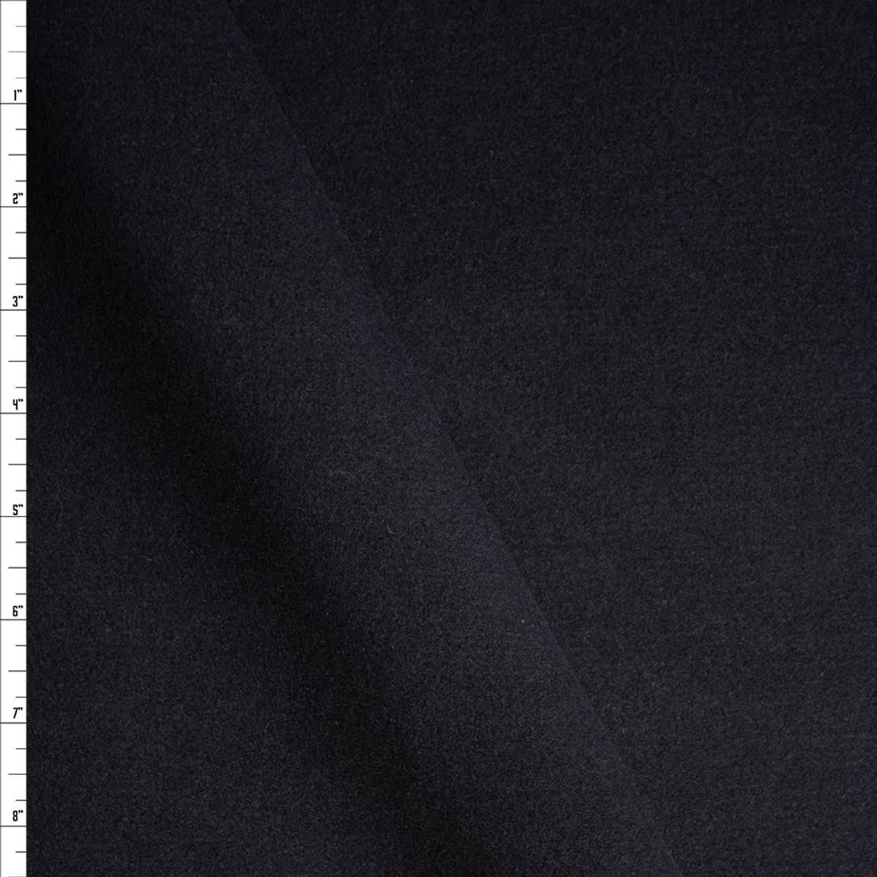 Solid Black Oilcloth Fabric