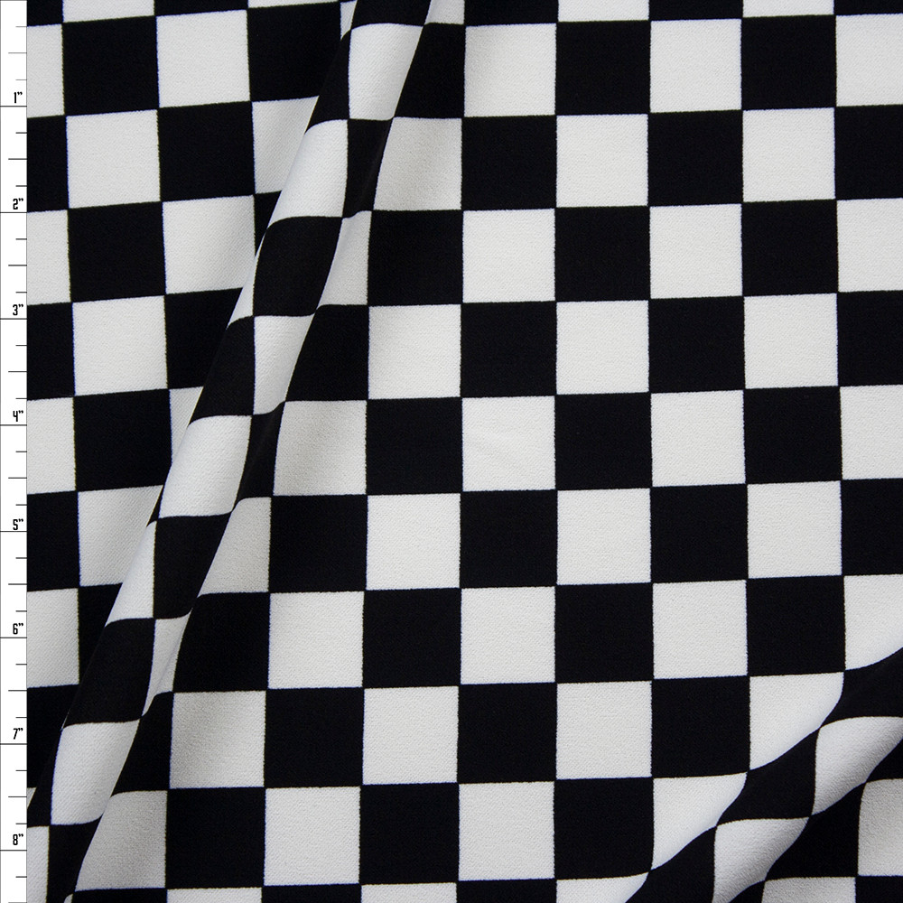 black and white checkers