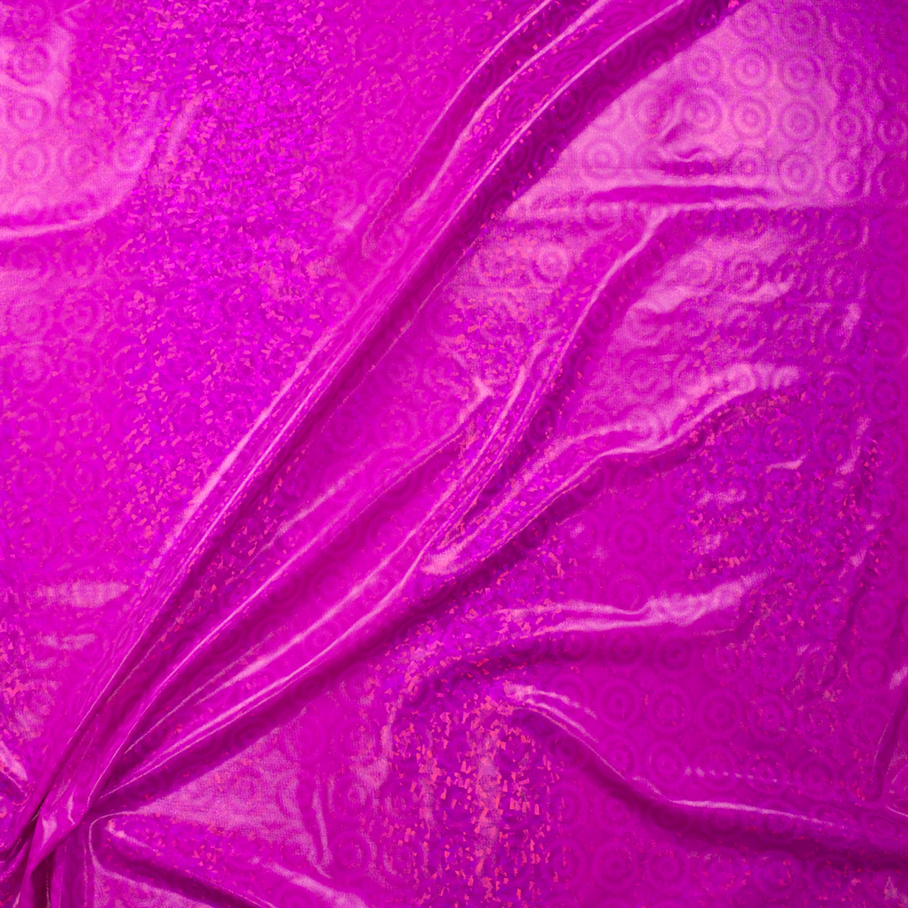 Cali Fabrics Hot Pink, Tan, and Black Boho Stripe Rayon Gauze