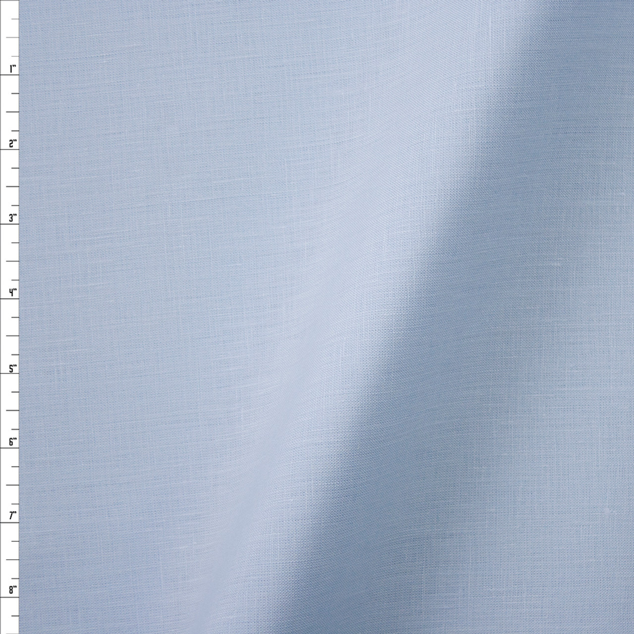 Cali Fabrics Light Blue Midweight Irish Linen Fabric by the Yard