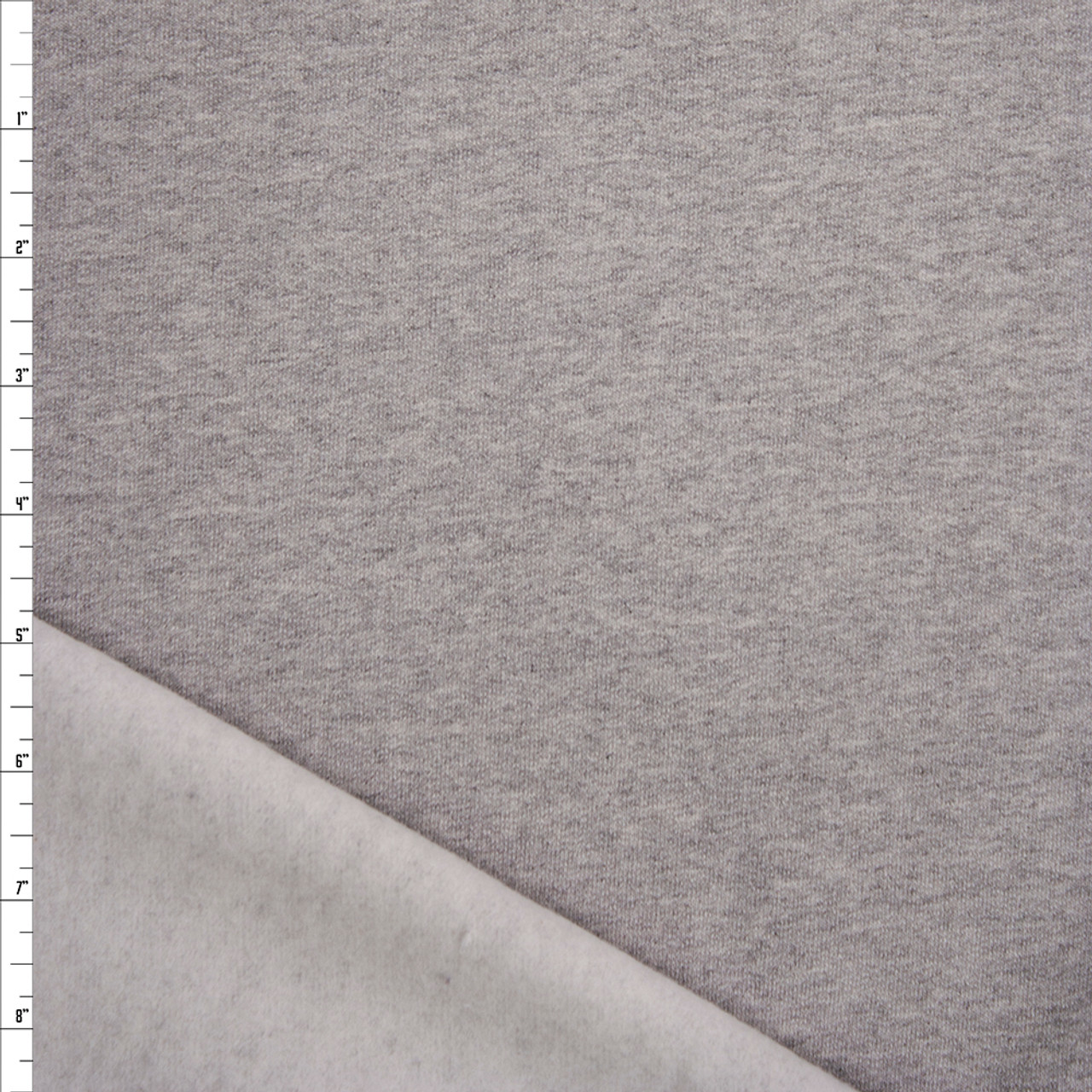 Cali Fabrics Heather Grey Midweight 4-way Stretch Rayon/Spandex Jersey Knit  Fabric by the Yard