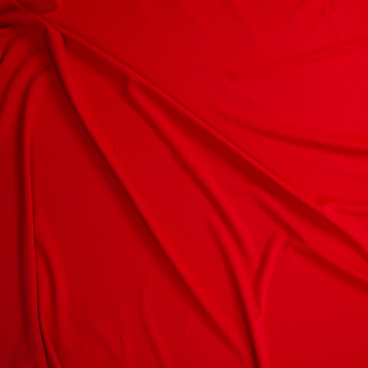 Crepe Stretch Red - YES Fabrics