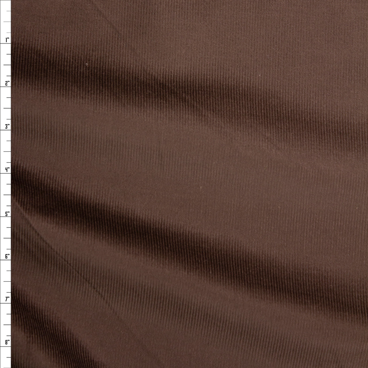 Cali Fabrics Espresso Brown 14W Corduroy Fabric by the Yard