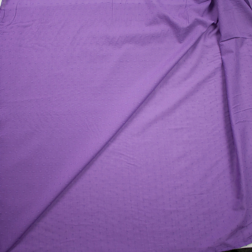 Cali Fabrics Sky Blue Swiss Dot Cotton Lawn Fabric by the Yard