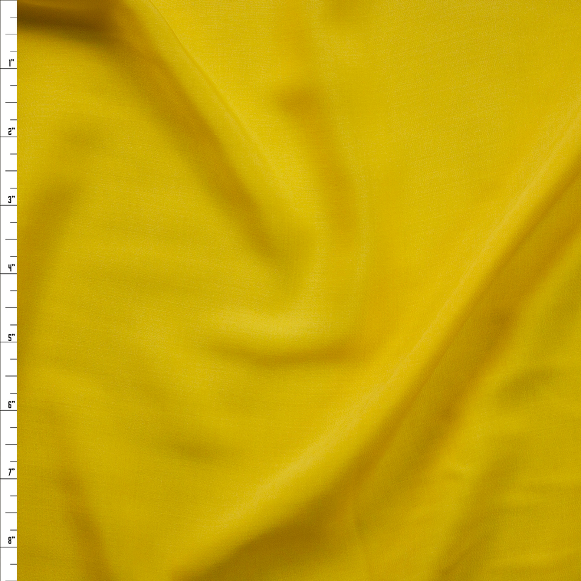 Cali Fabrics Mustard Yellow Rayon Challis