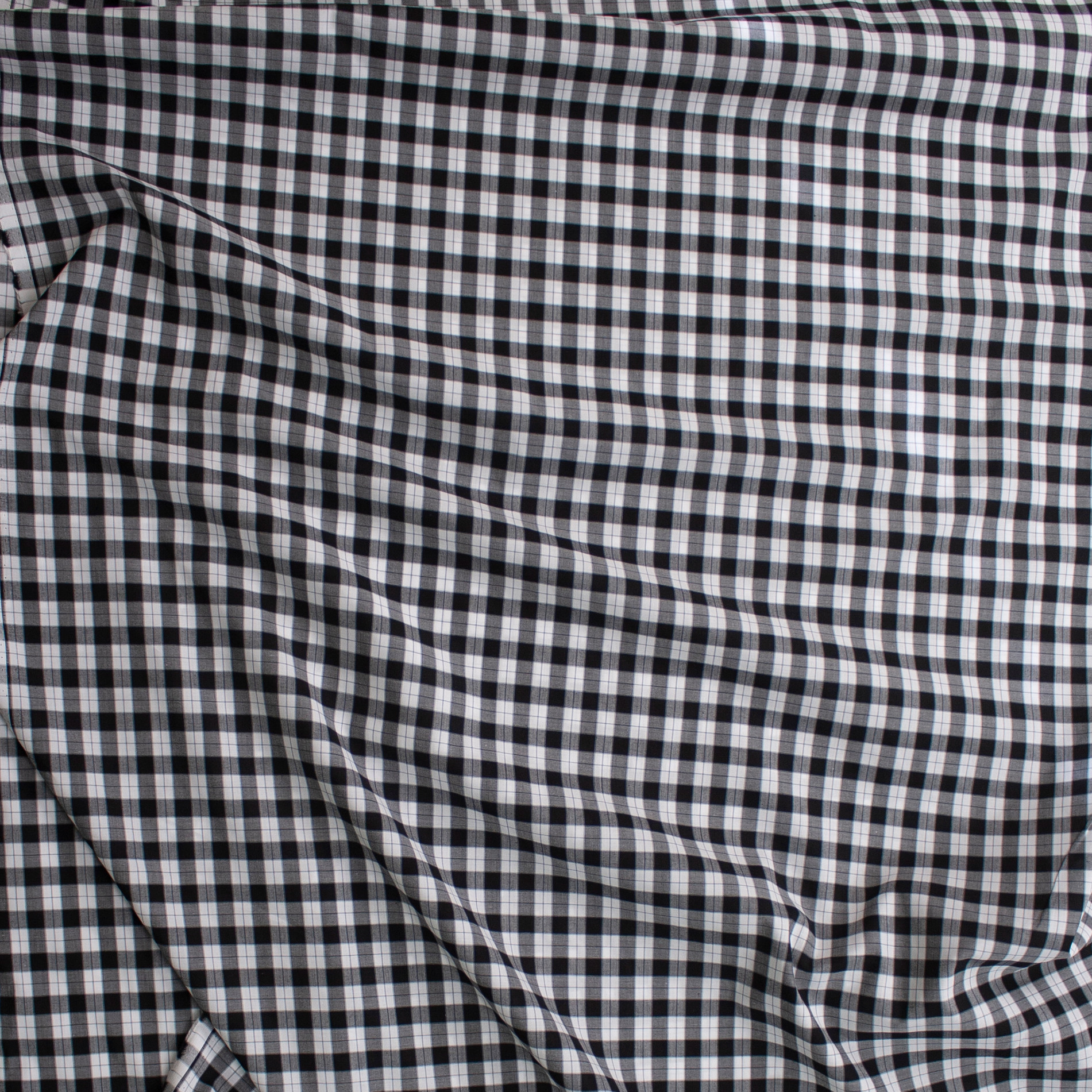 EILEEN White and Red with Black Plaid, Italian Flannel